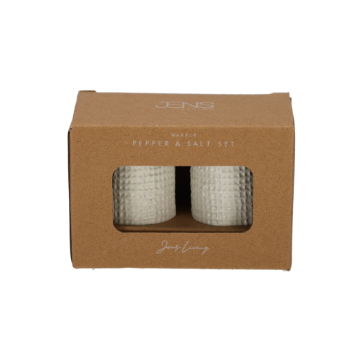 Wafel Peper & Zout Set Steengrijs