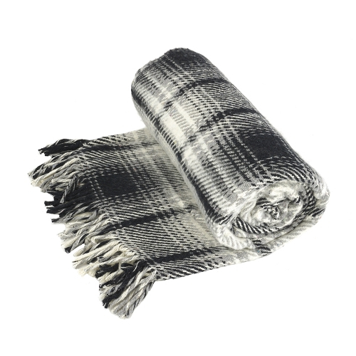 Plaid RECYCLED 130*170 ruit Groen