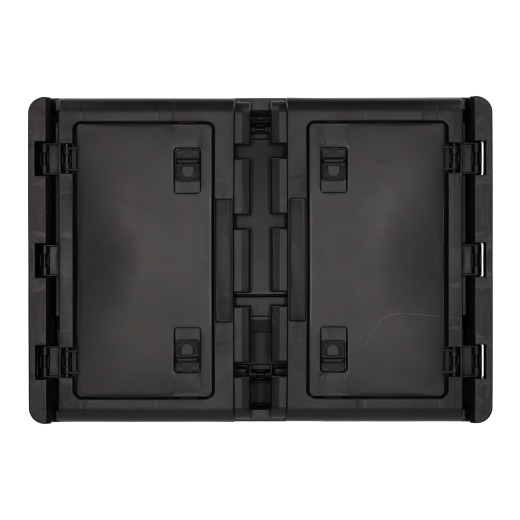 Krat Met Houten Deksel & Koeltas Zwart