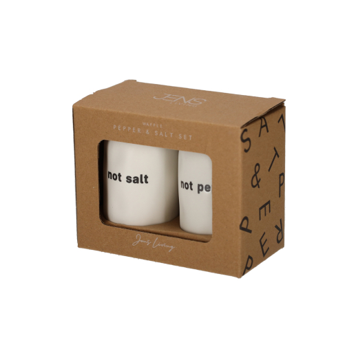 Text Salt & Pepper Set