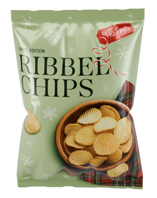 Ribbelchips gezouten 90 gram