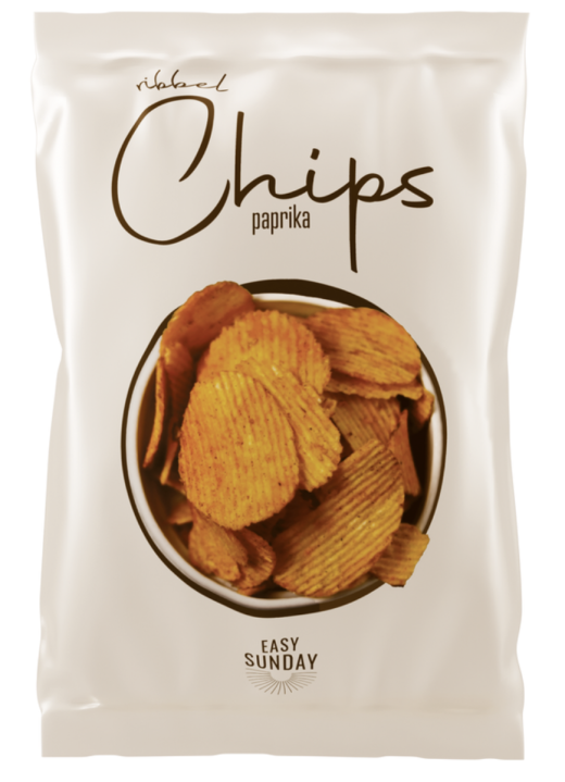 Ribbelchips paprika 90 gram