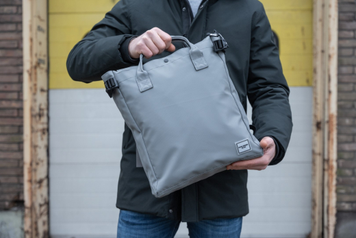 Fiets Shopper Rugtas Boston Grijs