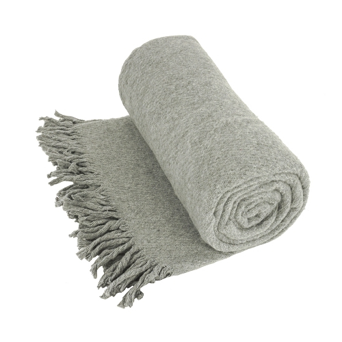 Plaid RECYCLED 130*170 Lichtgrijs