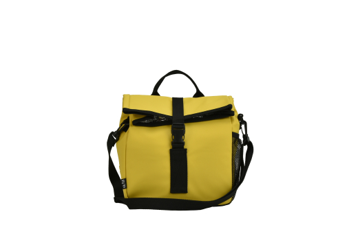 Travelcollectie Mat PU lunch koeltas geel