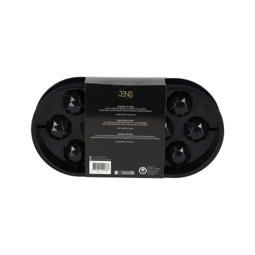 IJsblokjesvorm Diamant Zwart