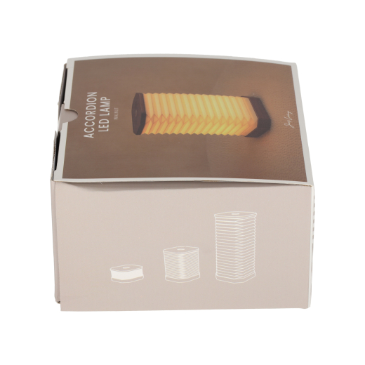 Accordeon LED Lamp Walnoot