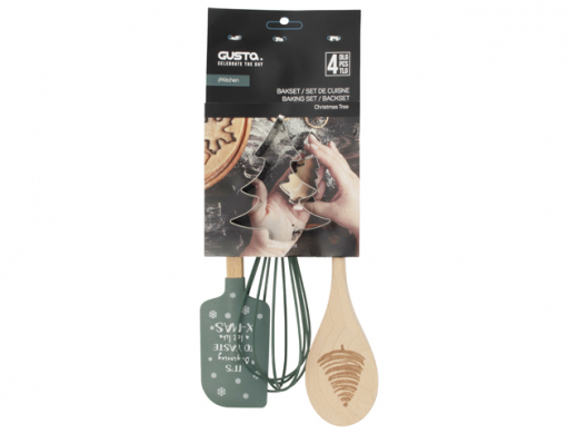 Bakset Kerstboom 4 dlg.