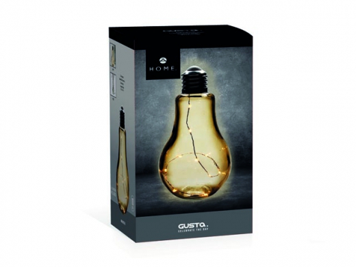 Decolamp 10 LEDS goud