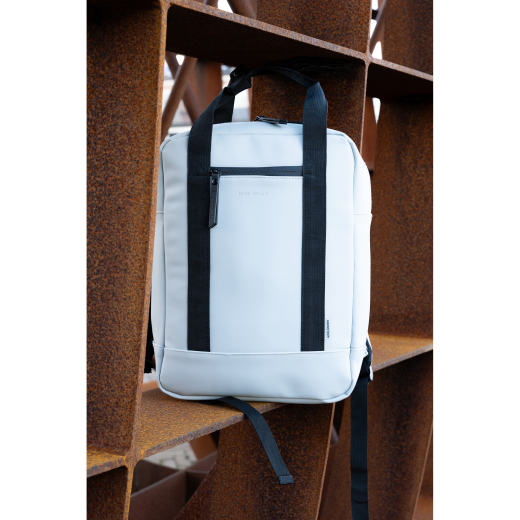 Dull PU Rugtas Grijs