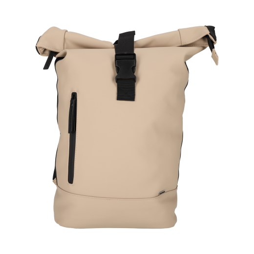 NL Dull PU Rol Rugtas Eco Lining Taupe