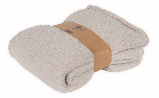 Sherpa Plaid Recycled beige