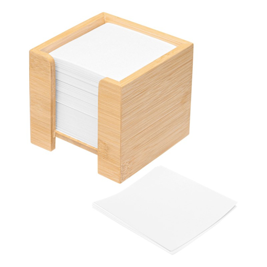 Notitieblocbox never forget bamboo