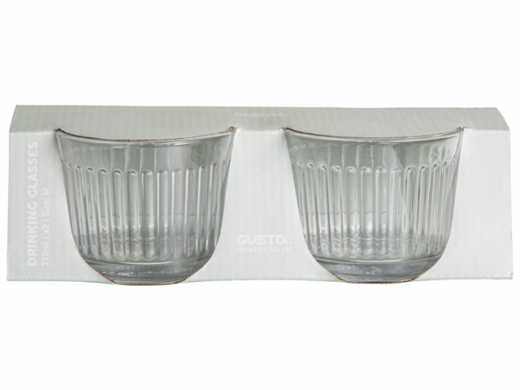 S/2 Drinkglazen M 210ML