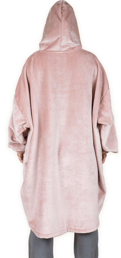 Cosy Hoodie Flanel Fleece roze