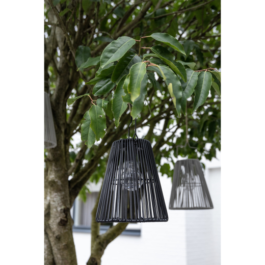 Solar Lantaarn Zwart