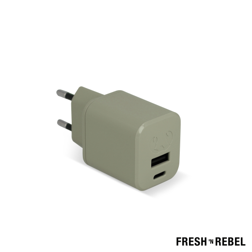 Mini charger USB-C Groen