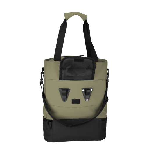 Fiets Shopper Met Koelvak RPET Olijfgroen