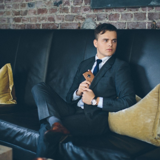 Exentri city kaarthouder zand