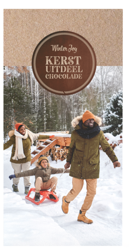 3D kerstboom melkchocolade 90 gram