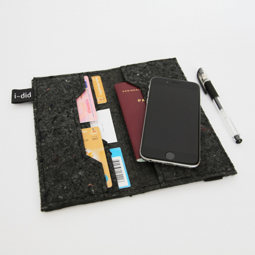 Flip fancy gerecycled vilt chalkboard black