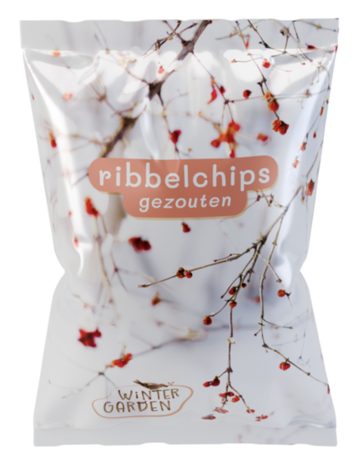 Ribbelchips gezouten 90 gram