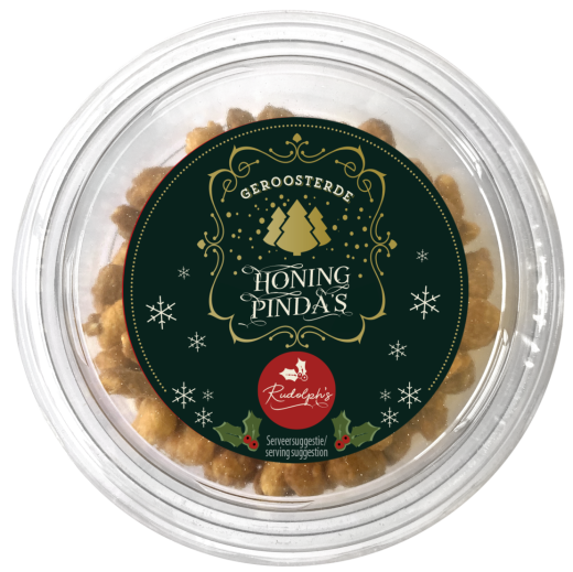 Honey roasted peanuts in cup