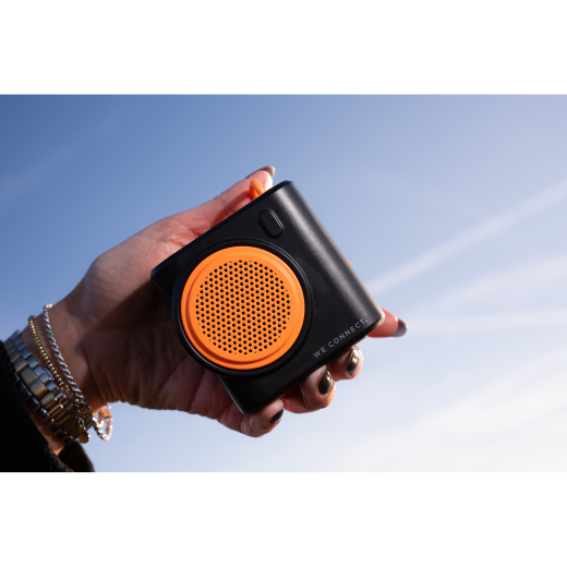 Retro Camera Speaker Zwart