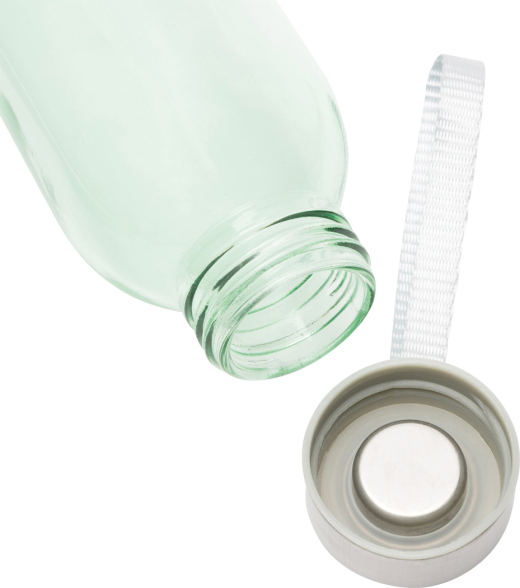 Glazen drinkfles take smart