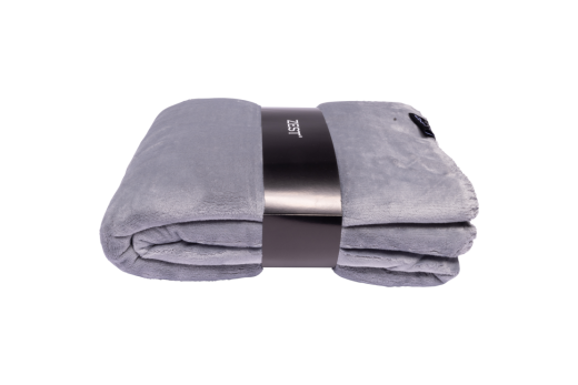 Fleeceplaid Vacht Flanel Lichtgrijs 125x150 cm