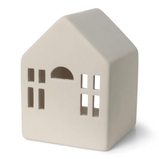 Theelichthouder Huis Wit