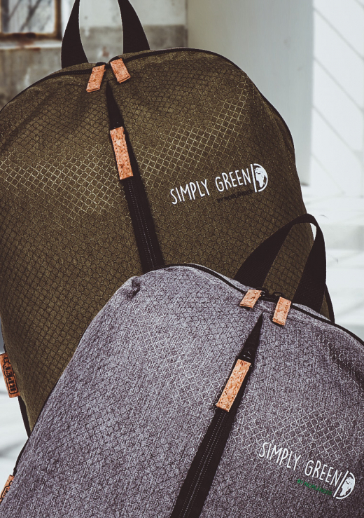 RPET TwoTone rugtas groen