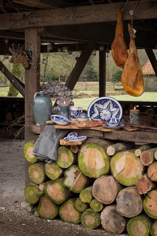 Schaaltje Blue fond 10 cm