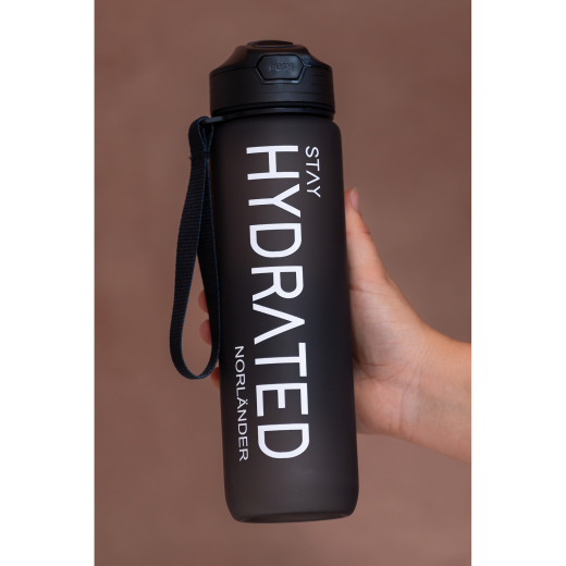 Waterfles Hydrated Zwart
