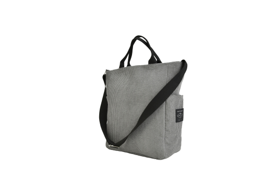 Corduroy shopper grijs