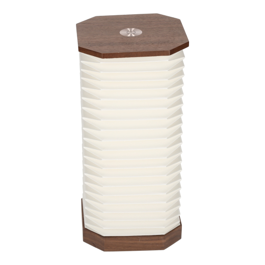 Accordeon LED Lamp Walnoot
