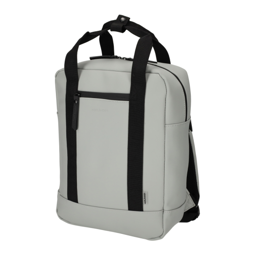 Dull PU Rugtas Grijs