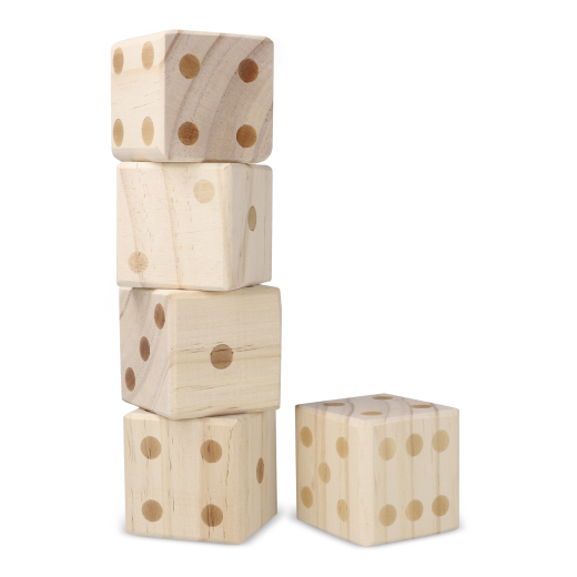 Reuze houten dobbelsteenspel Hout