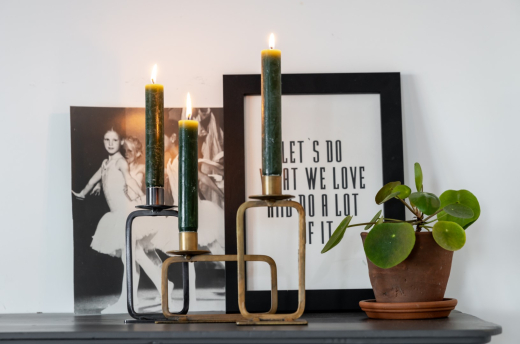 Kandelaar Dave Goud Large