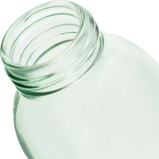 Glazen drinkfles take smart