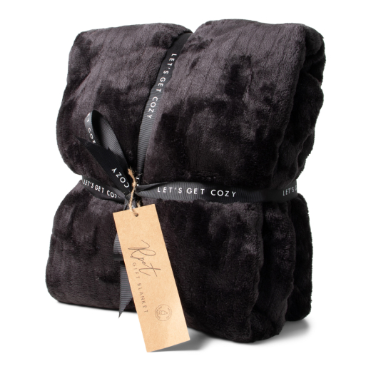 Gift Plaid RPET Zwart