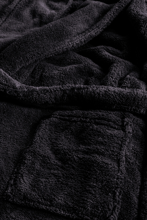 Badjas Wellsoft Zwart