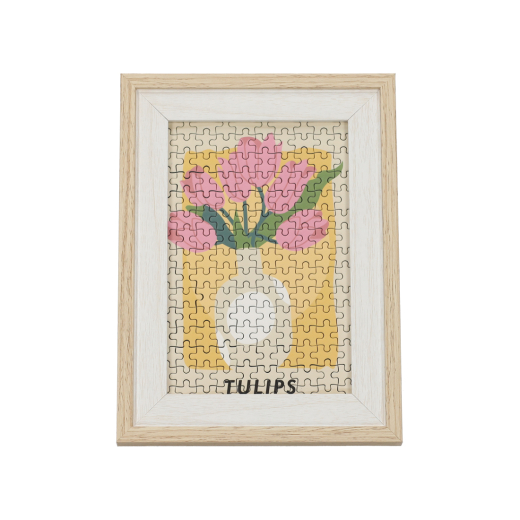 Fotolijst met Puzzel Tulp