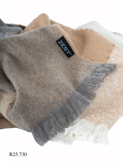 Mohair Plaid Ruit 130x170 cm