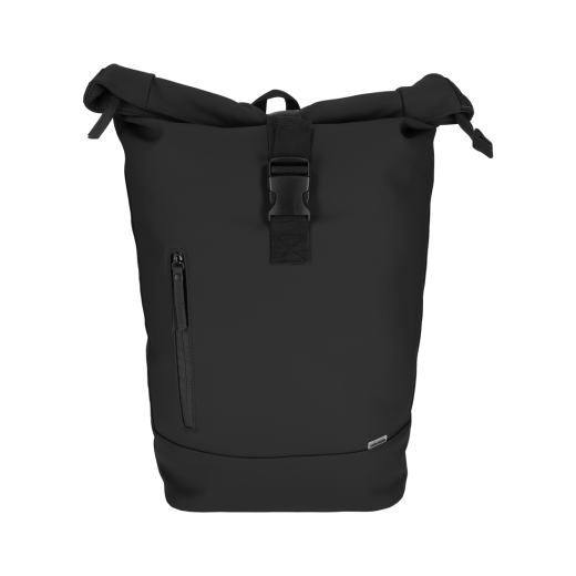 Dull PU Rol Rugtas 2.0 Zwart