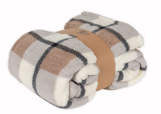 Sherpa Plaid XL Recycled ruit