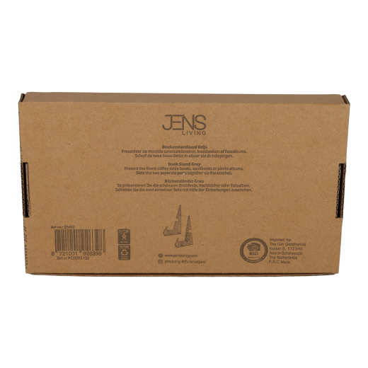 Boekenstandaard Jax Grijs