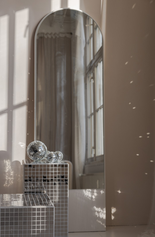 Discoballen Zilver set van 4