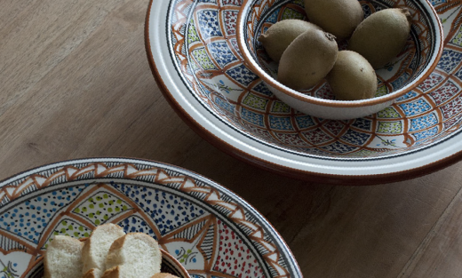 Salade schaal 30 cm Marron