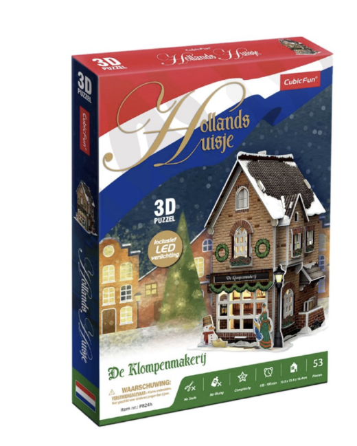 3D Puzzel Kerst Klompenmakerij